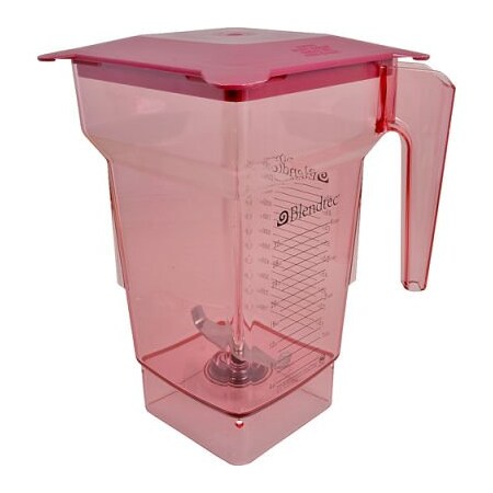 Allpoints Allpoints 5411001 Jar 4-Sided, Red, W/Lid, 75 Oz For Blendtec 5411001